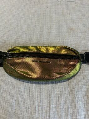 Aimee Kestenberg Iridescent Green-Gold Mini Milan Bum Bag